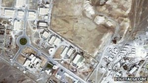 Iran's Natanz nuclear plant (image source: BBC). 