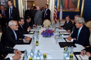 Secretary of State John Kerry and Iran Foreign Minister Mohammad Javad Zarif meet in Vienna for a second day of talks.