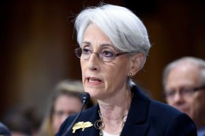 Undersecretary of State Wendy Sherman testifies before the Senate Foreign Relations Committee on July 29. 